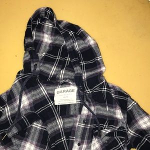 Garage Dark Purple Flannel